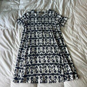 Patterned LOFT shift dress